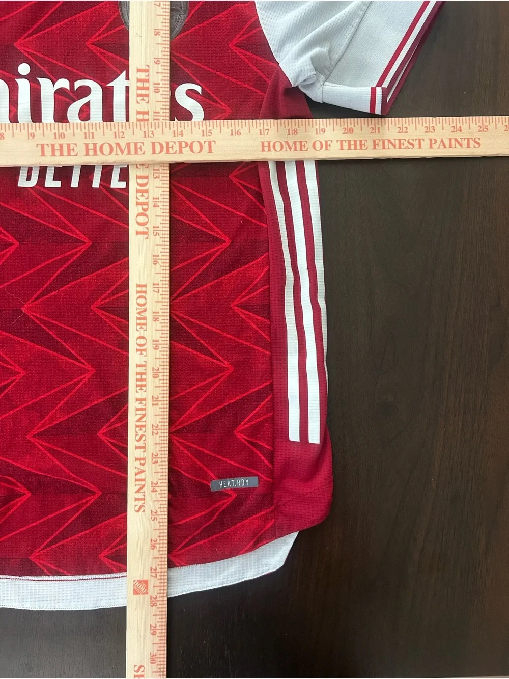 Adidas Arsenal 2020 2021 Home Authentic Jersey Saka 7 Player Issue Shirt Men's M